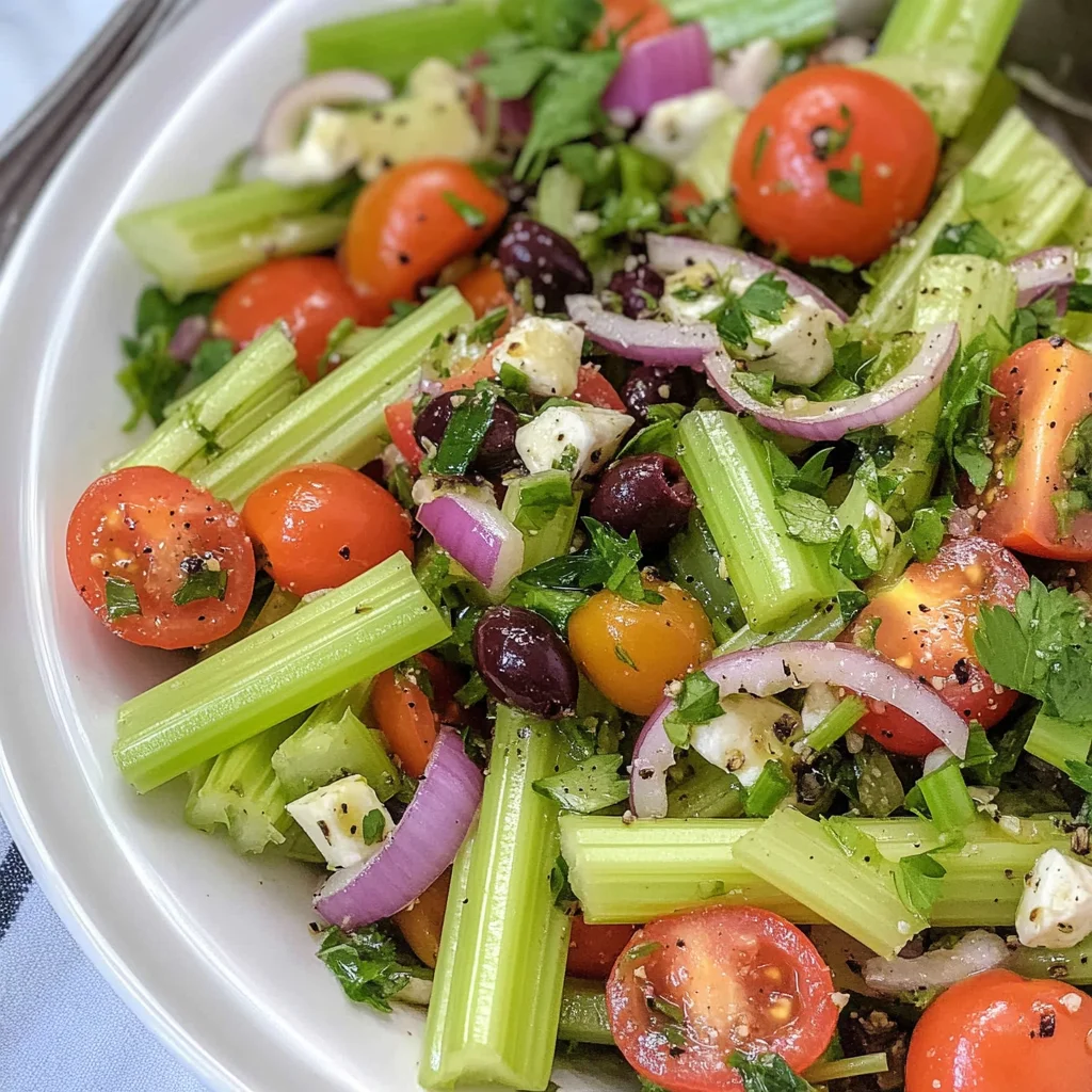 Mediterranean Celery Salad