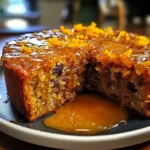 Orange & Cardamom Date Cake with Honey Drizzle