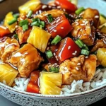 Pineapple Chicken and Rice: A Sweet and Savory Weeknight Favorite