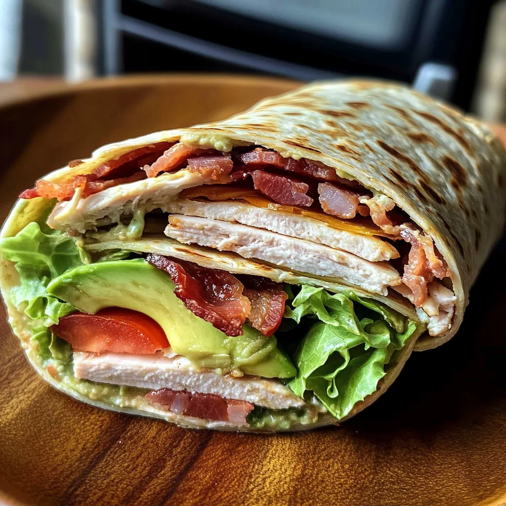 Scrumptious Turkey Avocado Club Wrap: 10-Minute Lunch Bliss