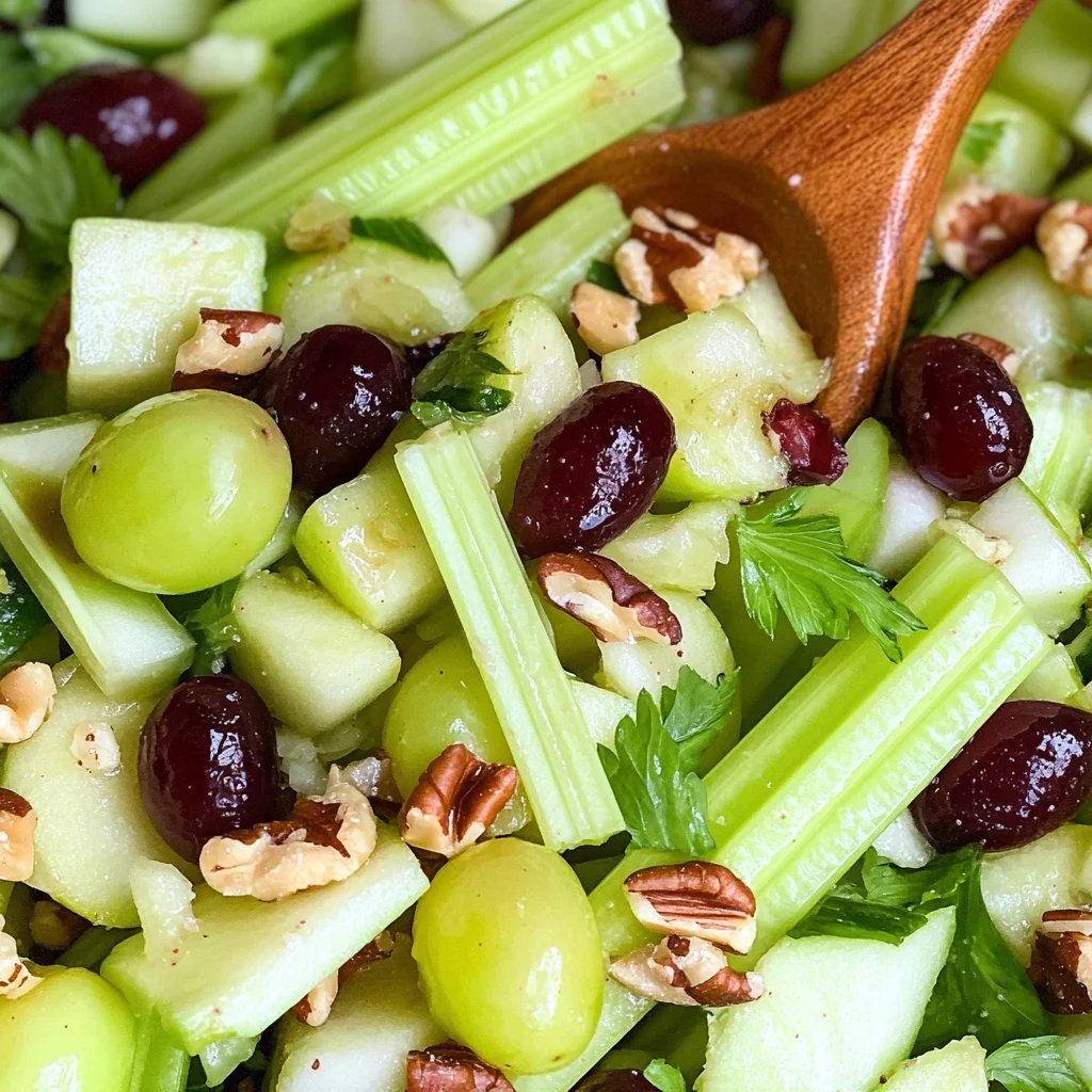 Simple Celery Salad (Waldorf Apple Salad)