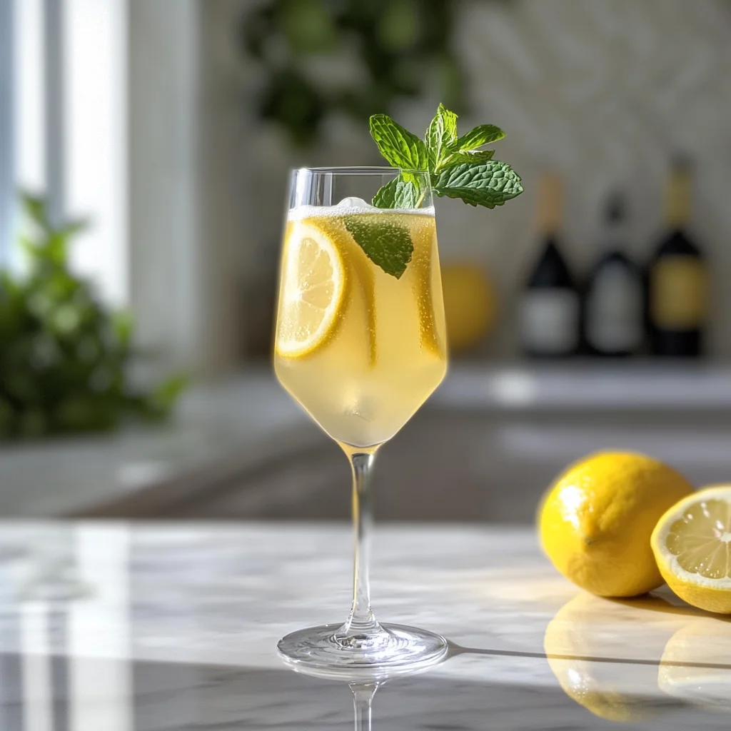 Sparkling Limoncello Cocktail