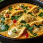 Thai Potsticker Coconut Soup