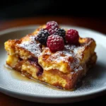 croissant french toast casserole