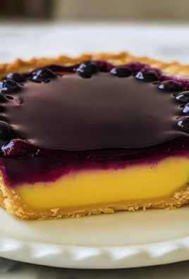 Blueberry–Lemon Curd Tart