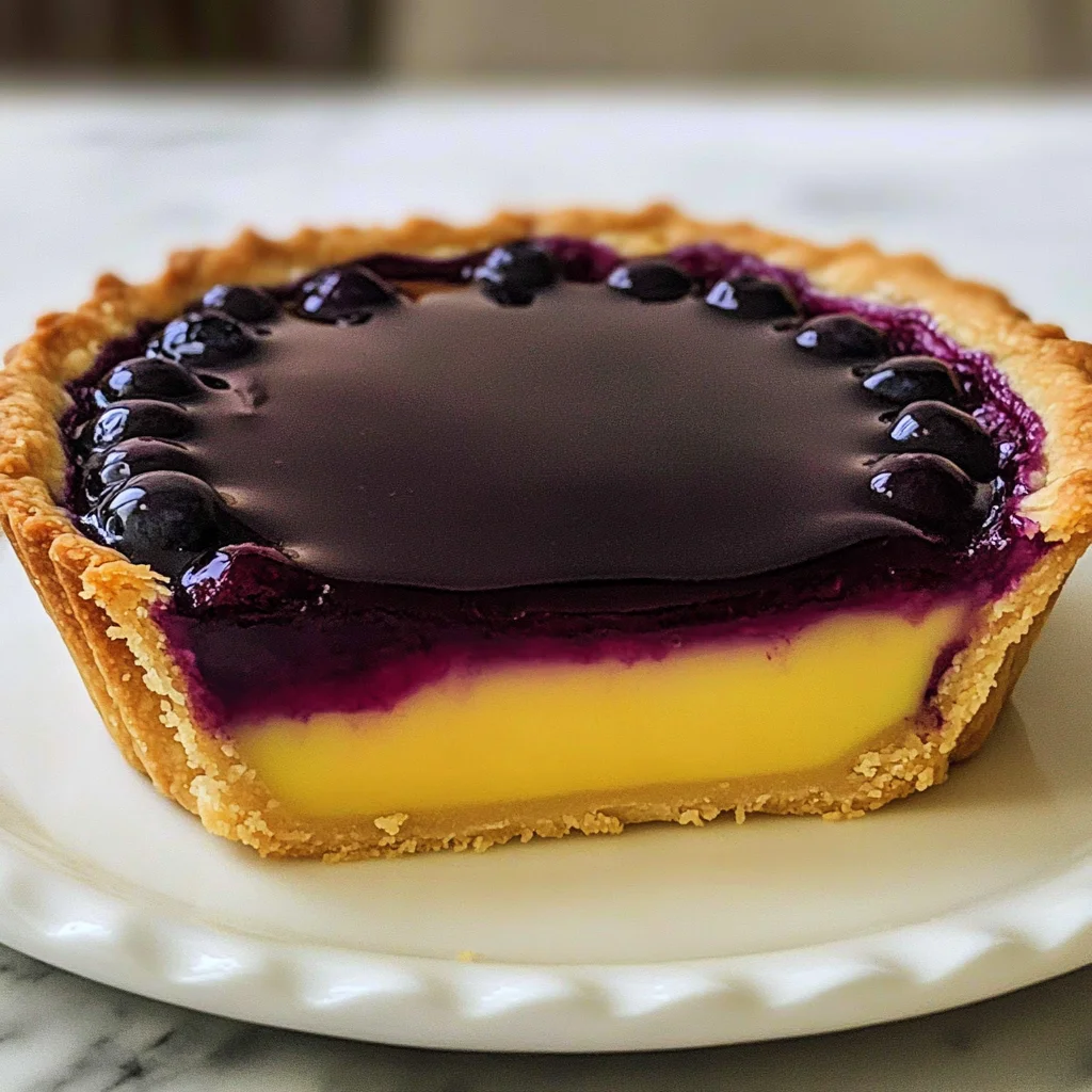 Blueberry–Lemon Curd Tart