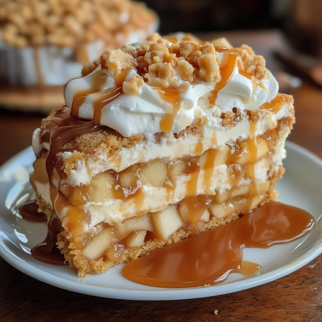Caramel Apple Toffee Cake