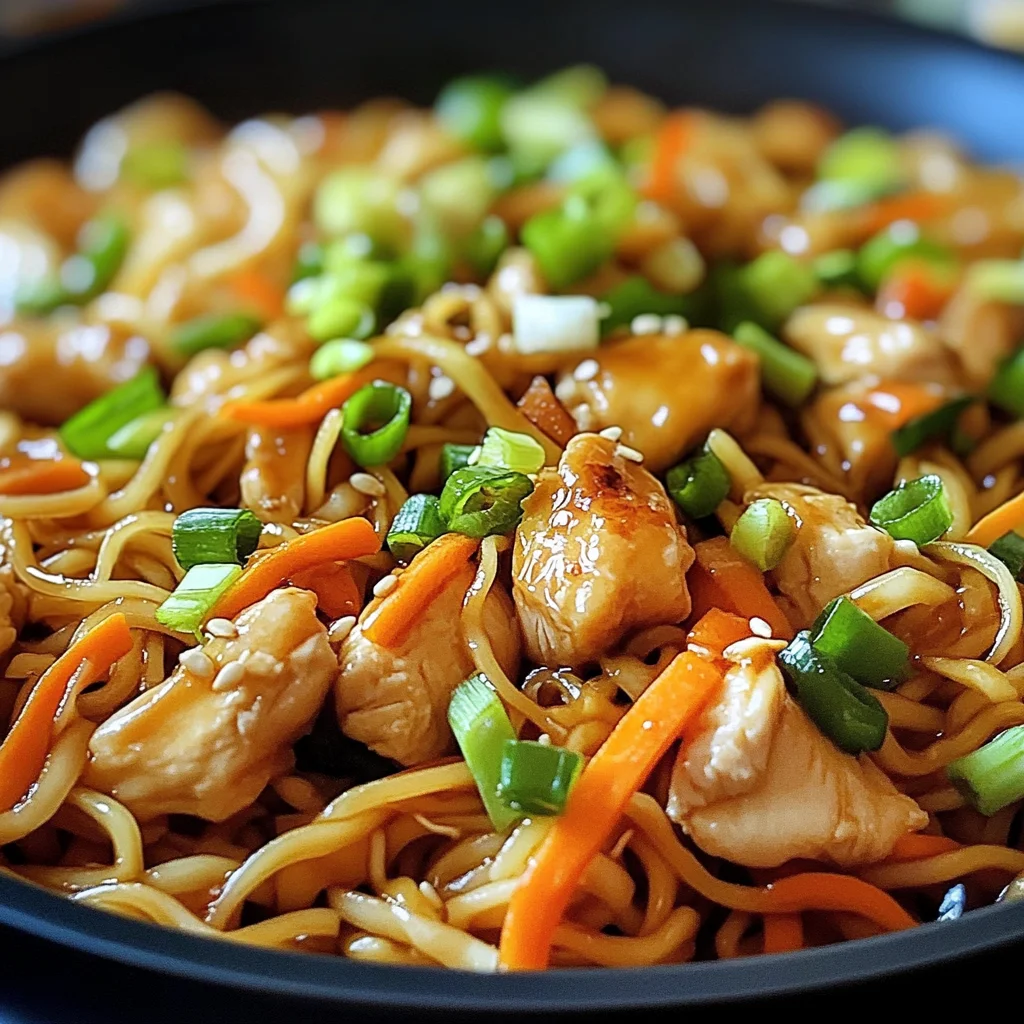 Chicken Chow Mein with The Best Chow Mein Sauce