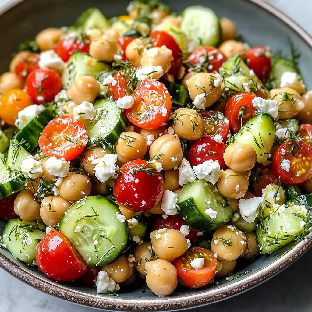 Chickpea Cucumber Salad (The Only Recipe You Need)