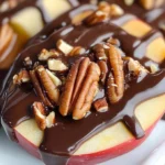 Chocolate Turtle Apple Slices