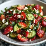 Cucumber Strawberry Salad