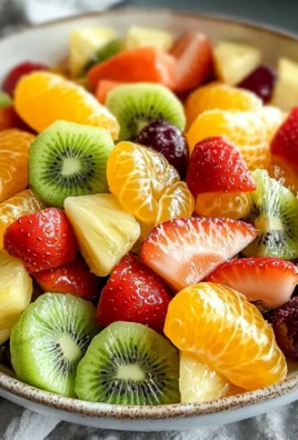 Delicious Easter Fruit Salad with Peach Pie Filling