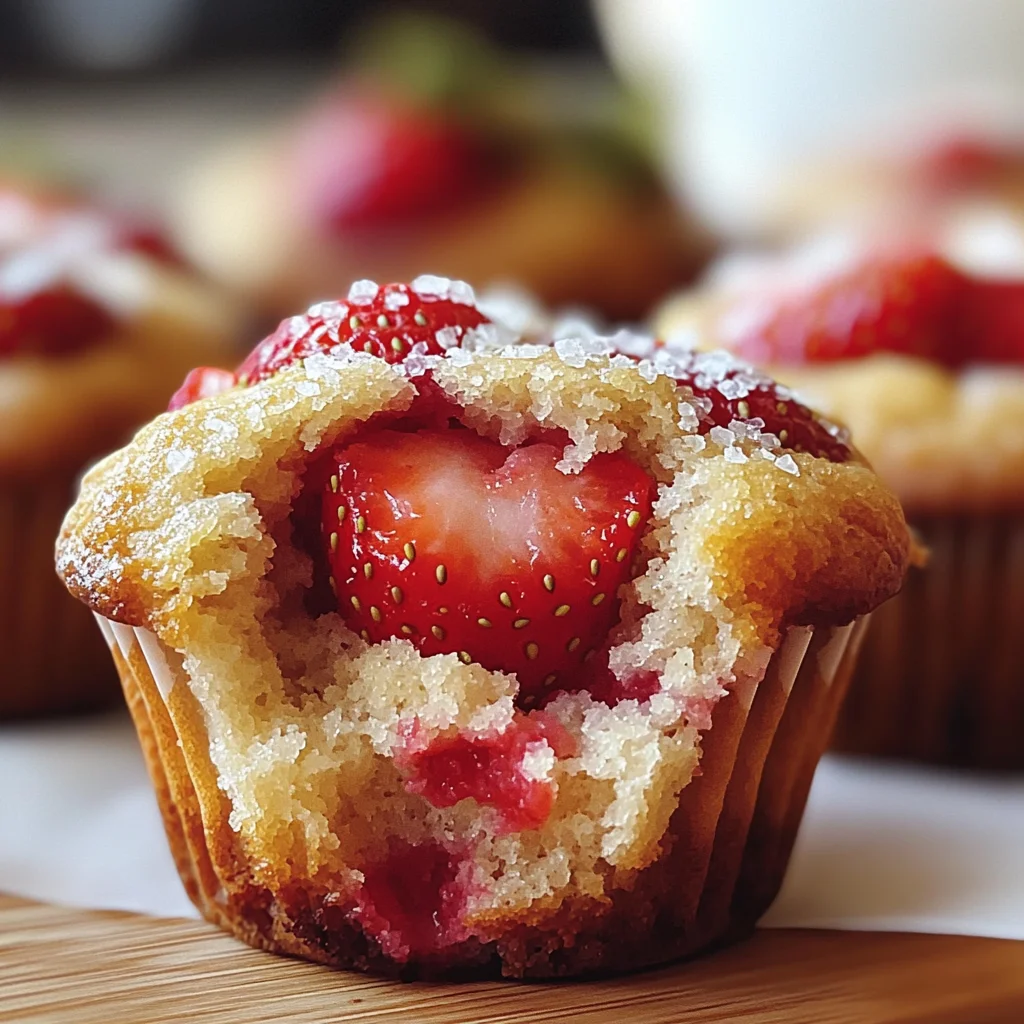 Delightful Fresh Strawberry Muffins