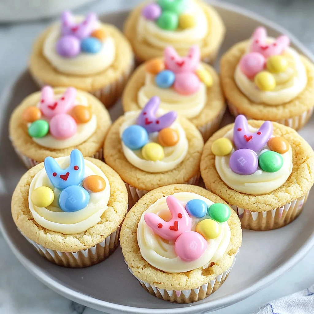 Easter Bunny Sugar Cookie Cups