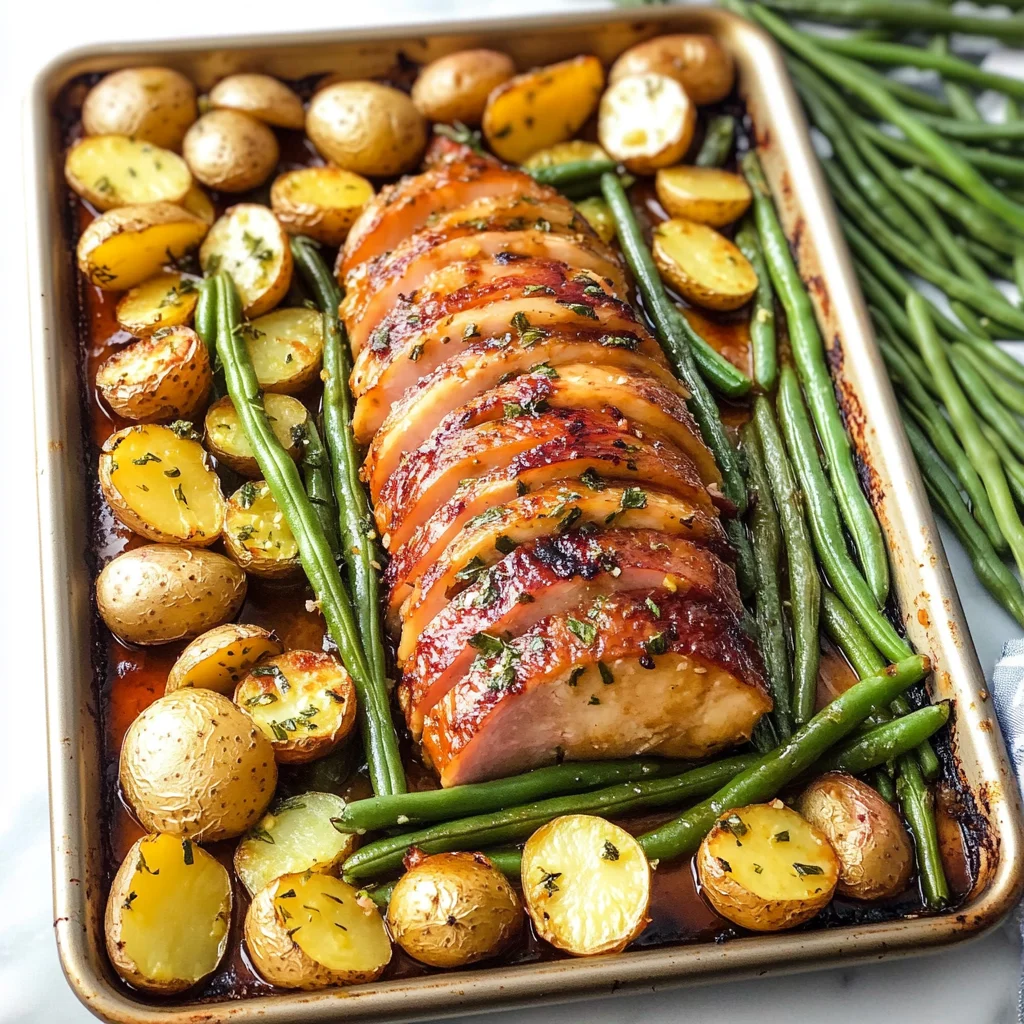 Easy Easter Dinner on a Sheet Pan