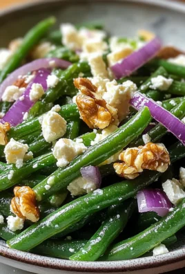 Fresh Green Bean Salad with Feta Cheese - A Blissful Crunch!