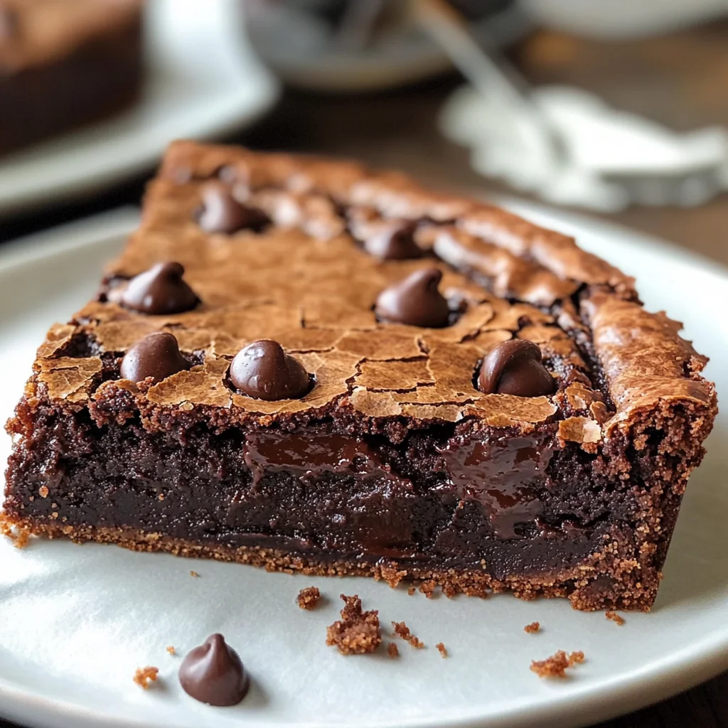 Gooey Brownie Pie