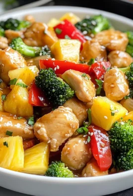 Healthy Pineapple Chicken Stir Fry Recipe