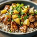 Honey Garlic Pineapple Chicken Bowl: A Tropical Delight!
