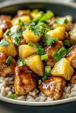 Honey Garlic Pineapple Chicken Bowl: A Tropical Delight!
