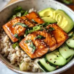 Honey Glazed Salmon Bowl: Quick, Healthy & Delicious Dinner
