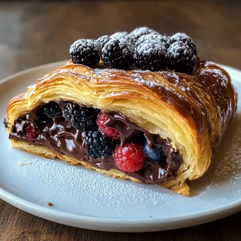 Indulgent Decadent Chocolate Croissant Breakfast Bake Bliss