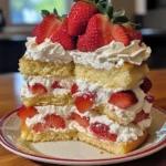 Irresistible Strawberry Shortcake Cake Recipe