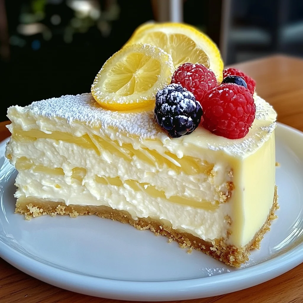 Lemon Cheesecake Delight Recipe is a must-try dessert!