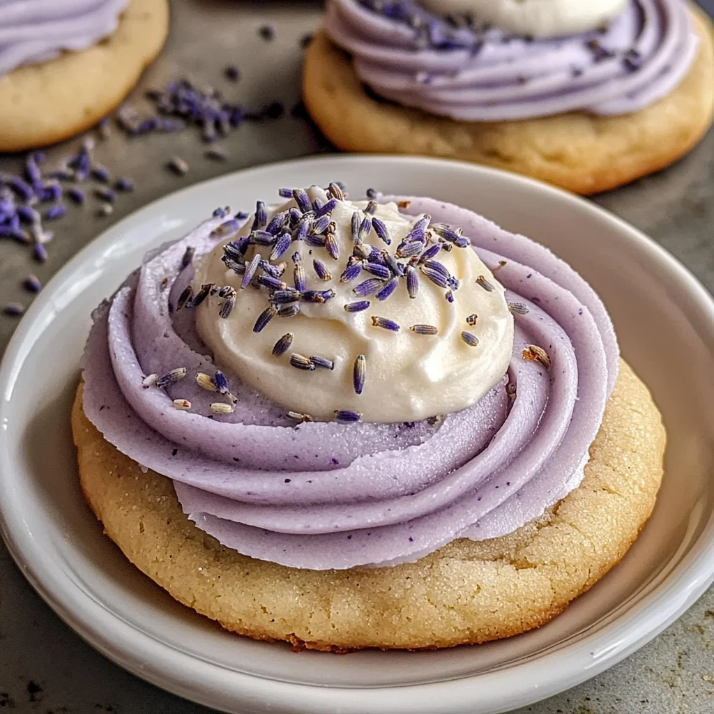 London Fog Cookies with Lavender Frosting Recipe