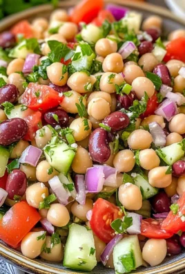 Mediterranean Bean Salad: Easy, Healthy & Flavorful Recipe