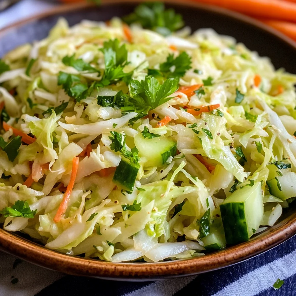 Middle Eastern Style Cabbage Salad