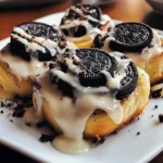 Oreo Stuffed Cinnamon Rolls