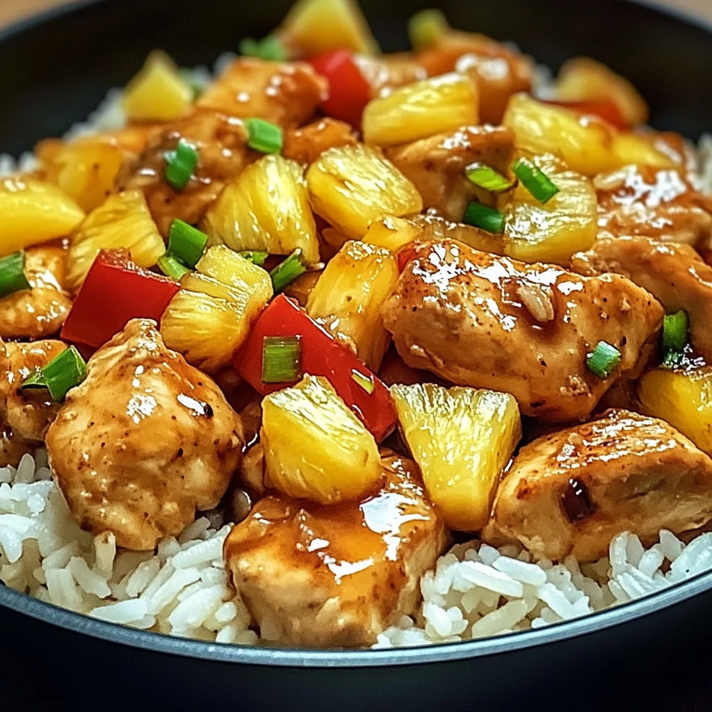 Pineapple Chicken And Rice