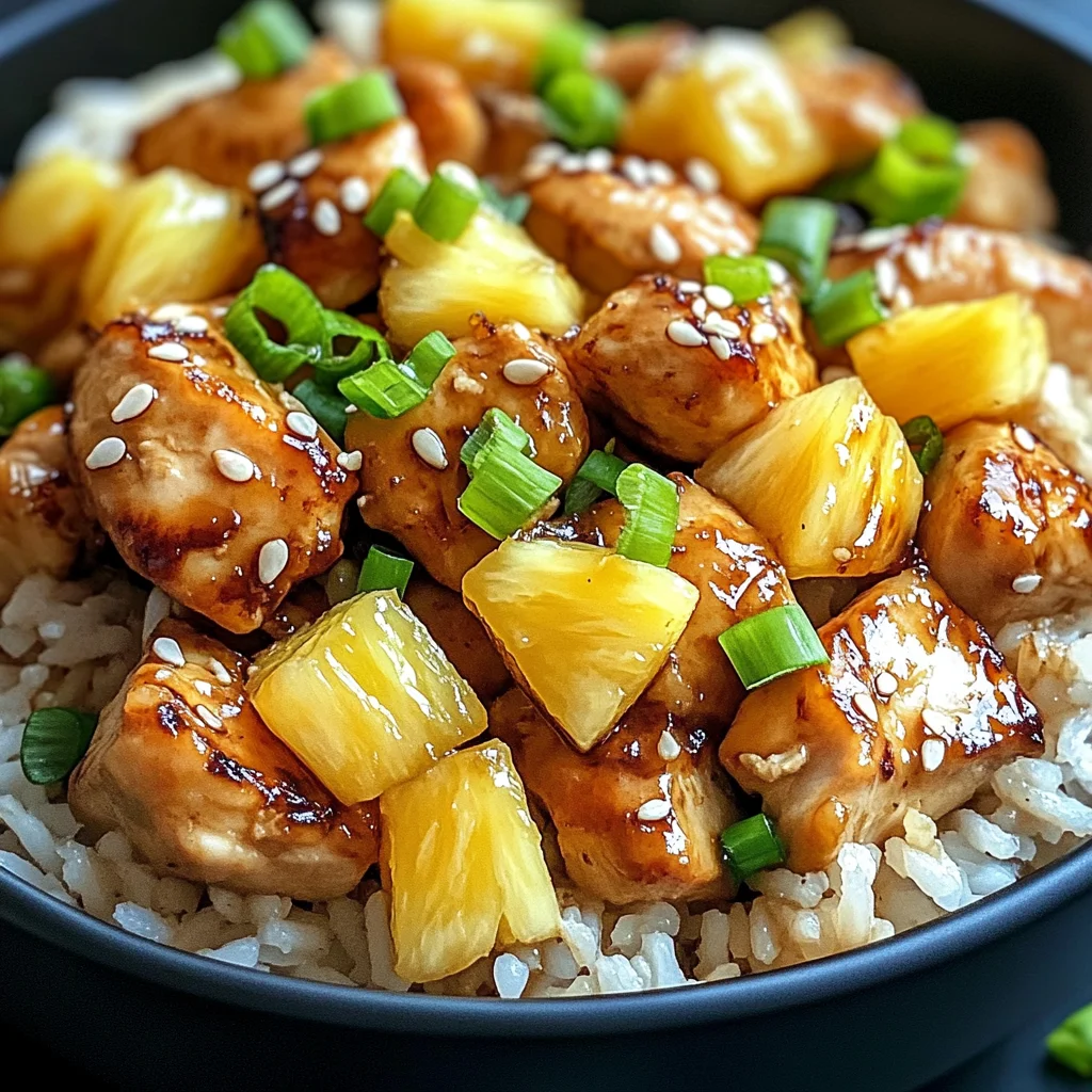Pineapple Chicken and Rice