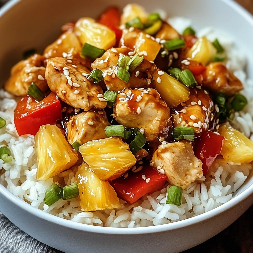 Pineapple Chicken and Rice: Sweet, Savory, Effortlessly Easy Recipe