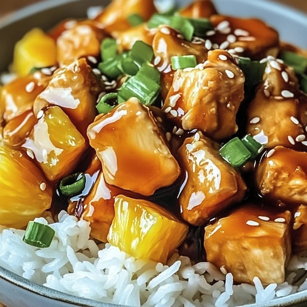 Pineapple Chicken and Rice – A Sweet and Savory Weeknight Favorite