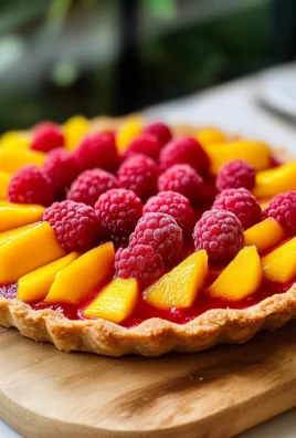 Raspberry Mango Tart