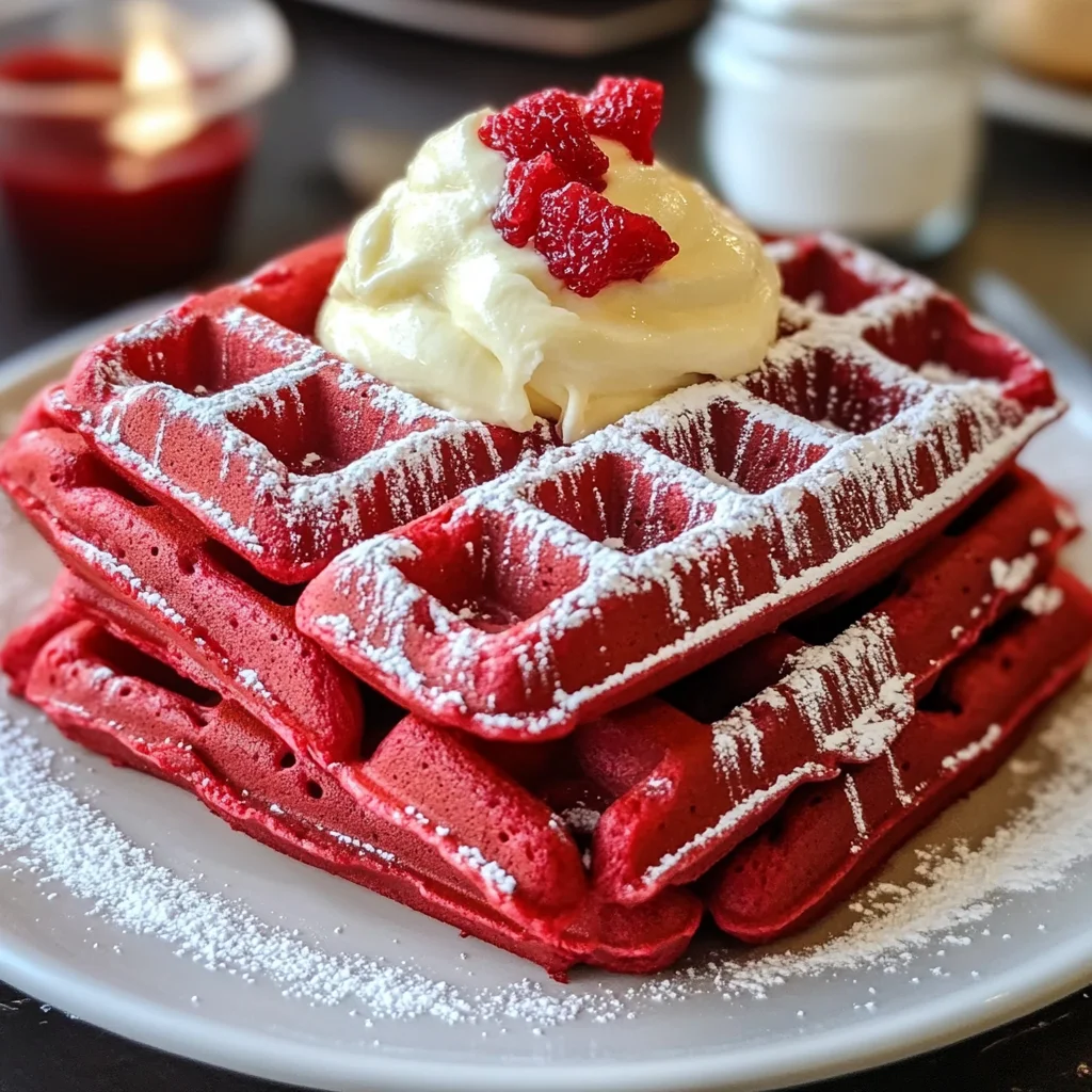 Red Velvet Waffles