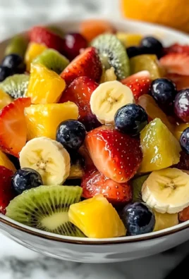 Refreshing Fruit Salad with Honey Lime Dressing