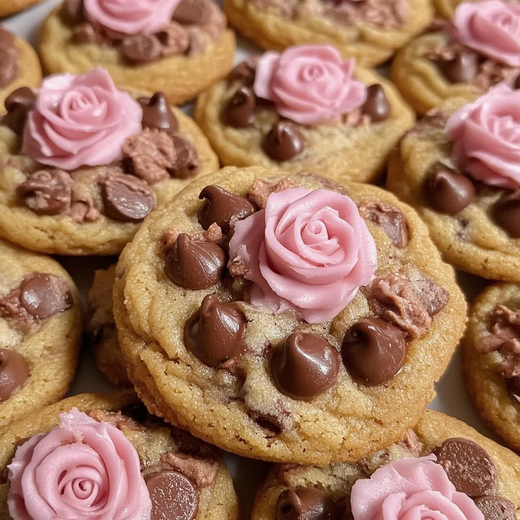 Rose Chocolate Chip Cookie Recipe