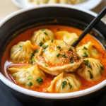 Soup Dumplings in Creamy Gochujang Sauce