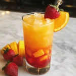 Strawberry Orange Mango Mocktail