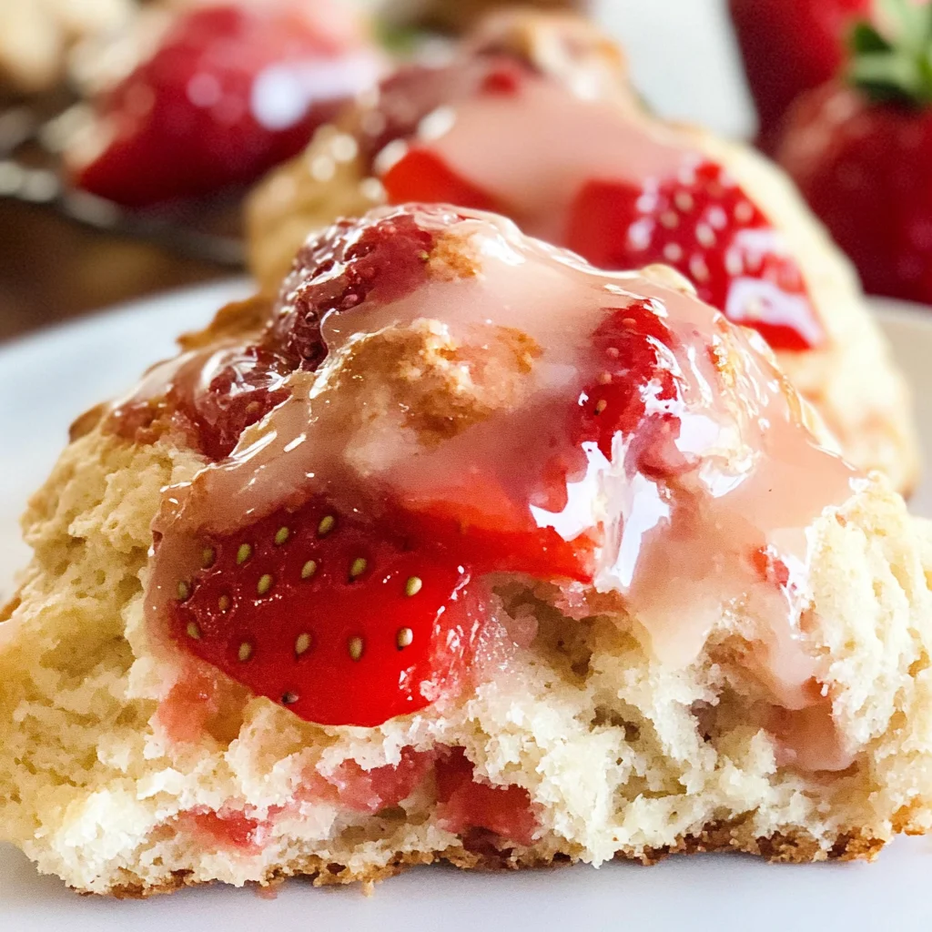 Strawberry Scones