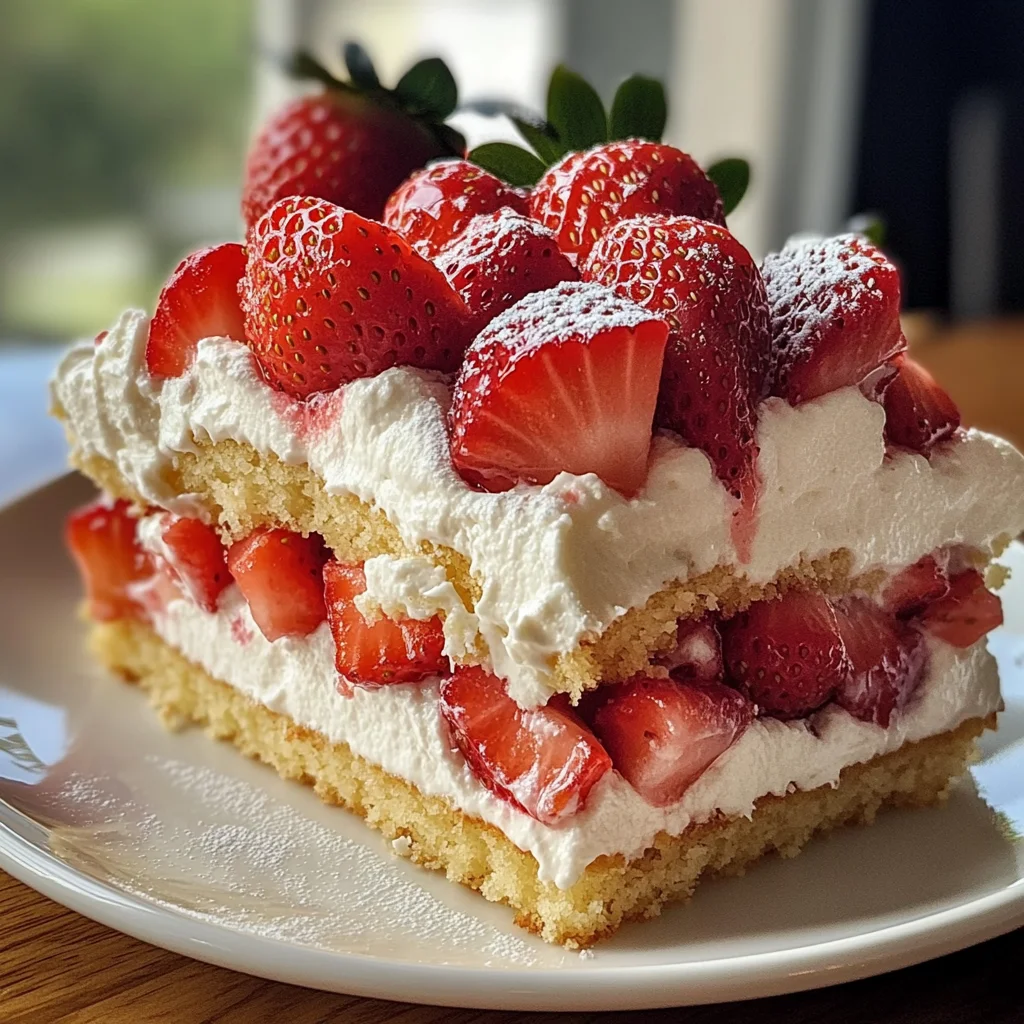 Strawberry Sheet Shortcake