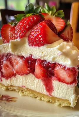 Strawberry Shortcake Cheesecake with White Chocolate Layers
