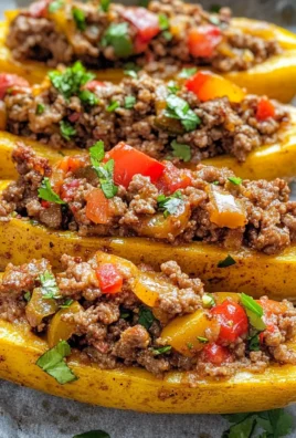 Stuffed Plantains (Canoas de Platanos)