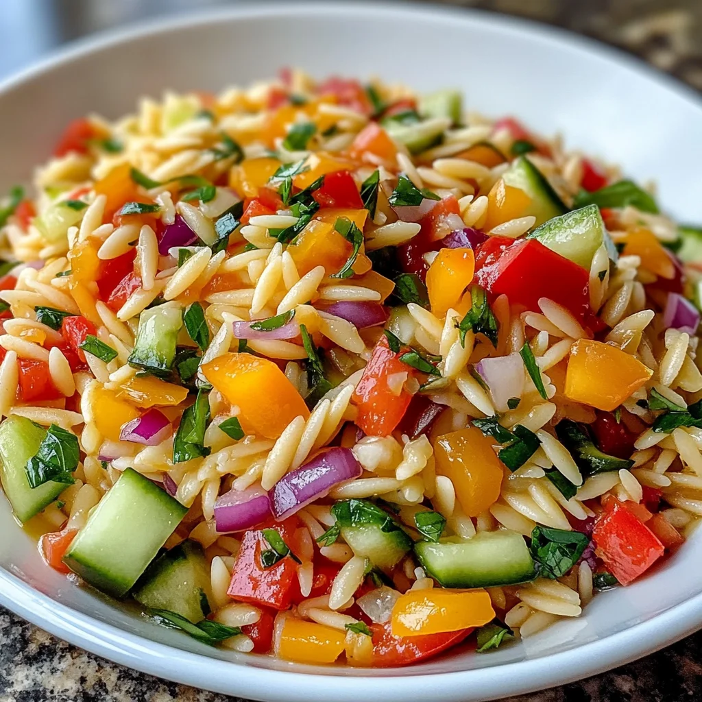 The Best Orzo Salad That Everyone Will Love!