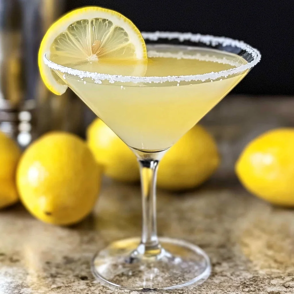 3 Ingredient Lemon Drop Martini