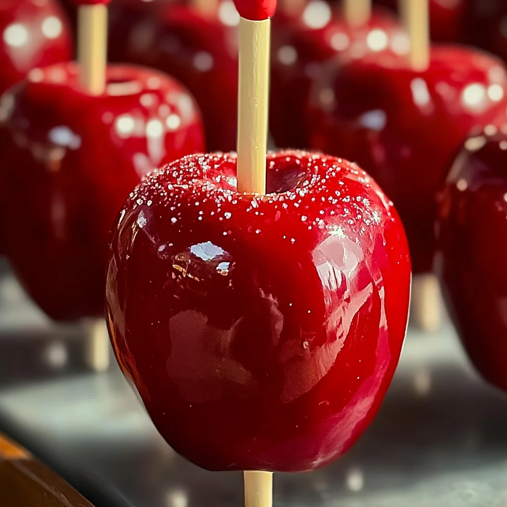 Bright and Crunchy Candy Apples