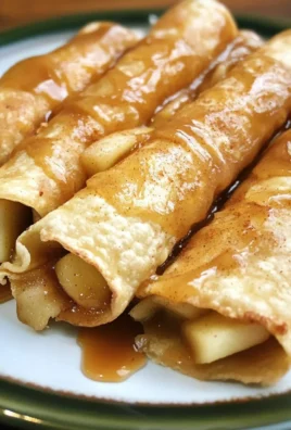 Caramel Apple Taquitos